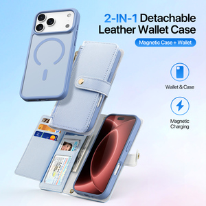 <span class=keywords><strong>DUX</strong></span> per iPhone 18 Pro Max / 17 16 15 Pro Max Custodia Serie Lawa con Portafoglio Staccabile TPU+PC Ricarica Magnetica Antiurto - Product Image 3