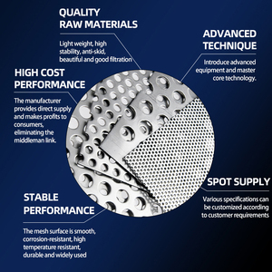 <span class=keywords><strong>Micro</strong></span> vòng tròn lỗ kim loại bảng điều khiển lưới màn hình nhà máy lọc không khí tấm đục lỗ trang trí kim loại đục lỗ Bảng điều khiển - Product Image 3