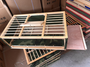 Panier pliable pour pigeons de course et d'entraînement, cage de transport portable avec plusieurs tailles, option en plastique, acier inoxydable ou bambou - Product Image 6