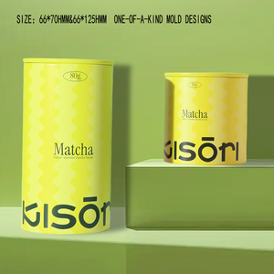 Personalizza lo Screening Matcha barattolo di latta da 30g sigillati unici Matcha vuoti per tè leggero per tè sfuso piccolo personalizzato - Product Image 5