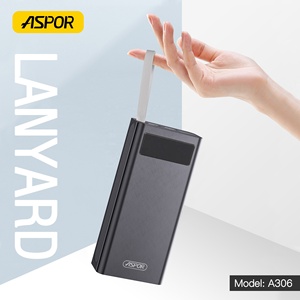 Aspor A306 10000mAh 20000mAh 30000mAh 50000mAh ngân hàng điện LCD hiển thị 22.5W + 20W PD công suất lớn sạc nhanh Powerbank - Product Image 5