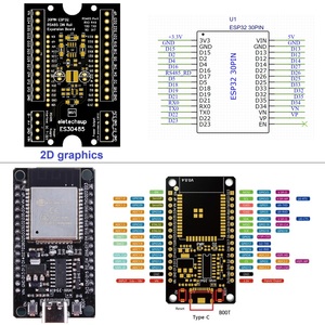 Versatile RS485 ESP32 Din Rail Mounting Expansion Board with DC 7-30V Power Input and 5V 3.3V Output - Perfect for Smart Home - Product Image 4