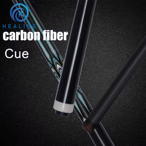 Taco de Billar Profesional de Fibra de Carbono de 58 Pulgadas y 12.9 mm, Eje de Fibra de Carbono de Baja Deflexión, Unión Uni-Loc de <span class=keywords><strong>2</strong></span> Piezas para Billar y Snooker - Product Image 3