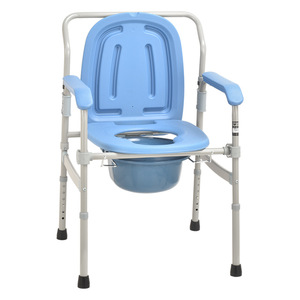 เก้าอี้นั่งถ่ายเว่ย ยี่คัง รุ่น 891A พร้อมที่วางแขนกันลื่นและที่นั่งแบบขึ้นรูปพลาสติกขนาดกว้าง สำหรับผู้สูงอายุและผู้พิการ ใช้ภายในอาคาร - Product Image 2