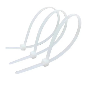 Attaches de câbles en nylon HuaYang 4x150mm autobloquantes blanches, paquet de 500 pièces - Product Image 2