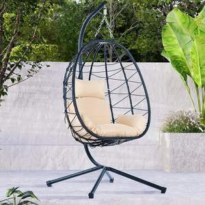 Sân vườn ngoài trời đồ nội thất treo Patio đu ghế ban công Swing Treo Giỏ ghế đu cánh tay ghế - Product Image 1