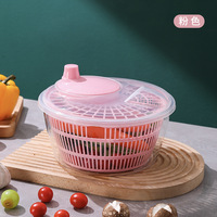 Hete Huishoudelijke Keuken Salade Tool Dehydrator Groentebassin Fruit Spin Droger Handschudden Om Water En Centrifuge Te Verwijderen