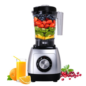 Licuadora de alta velocidad con capacidad de 1L-3L, múltiples cuchillas para preparar jugos, leche de soya, comida para bebés y moler carne. - Product Image 2