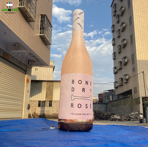 Botella de champán inflable Airfun a buen precio, botella de vino inflable publicitaria a la venta - Product Image 4