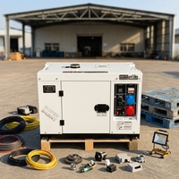 10KVA 15kW 18kW 20kW Einphasiger Leiser Dieselgenerator mit ATS für den Außenbereich