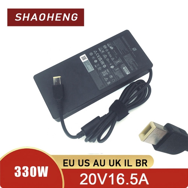 Genuine 330W 20V 16.5A for Legion Pro 9 7 7i 5i 5 16IRX8 RTX 4070 4080 4090 Gaming Laptop Charger AC Power Adapter Cord