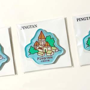 Aimants de réfrigérateur personnalisables en acrylique, style rétro, imperméables - Product Image 5