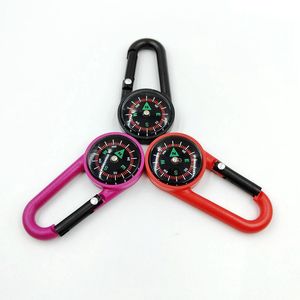 Boussole d'extérieur multifonctionnelle Suspension liquide portable Aiguille nord Crochet à boucle rapide pour <span class=keywords><strong>camping</strong></span> randonnée - Product Image 4