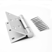 Charnière à roulement à 310 degrés en acier inoxydable et aluminium pour porte en bois