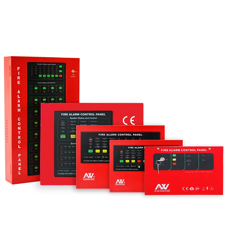 Asenware konvansiyonel yangın alarmı sistemi kablosuz kontrol paneli 1-32 bölge