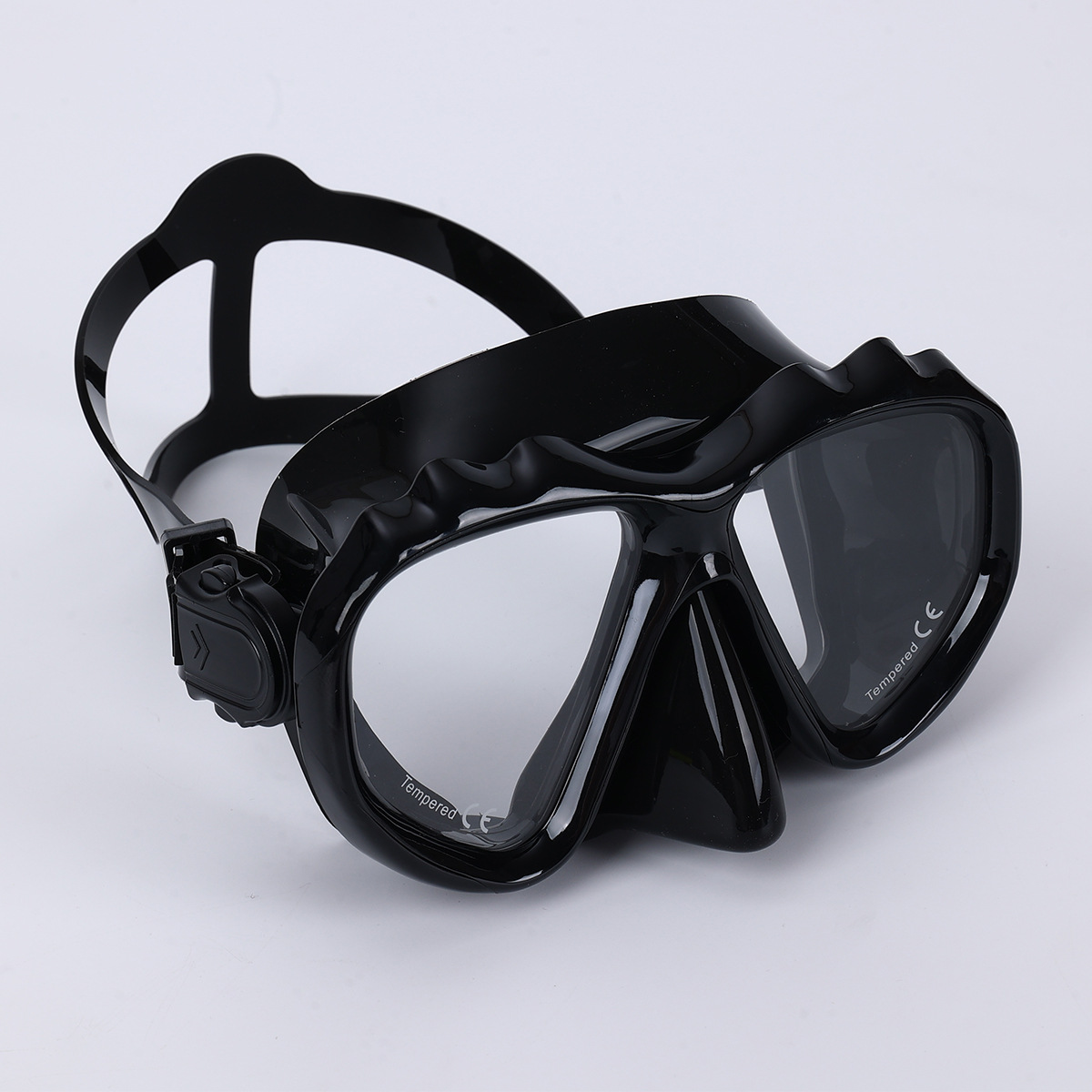 M2505 Máscara de buceo para adultos (negra)