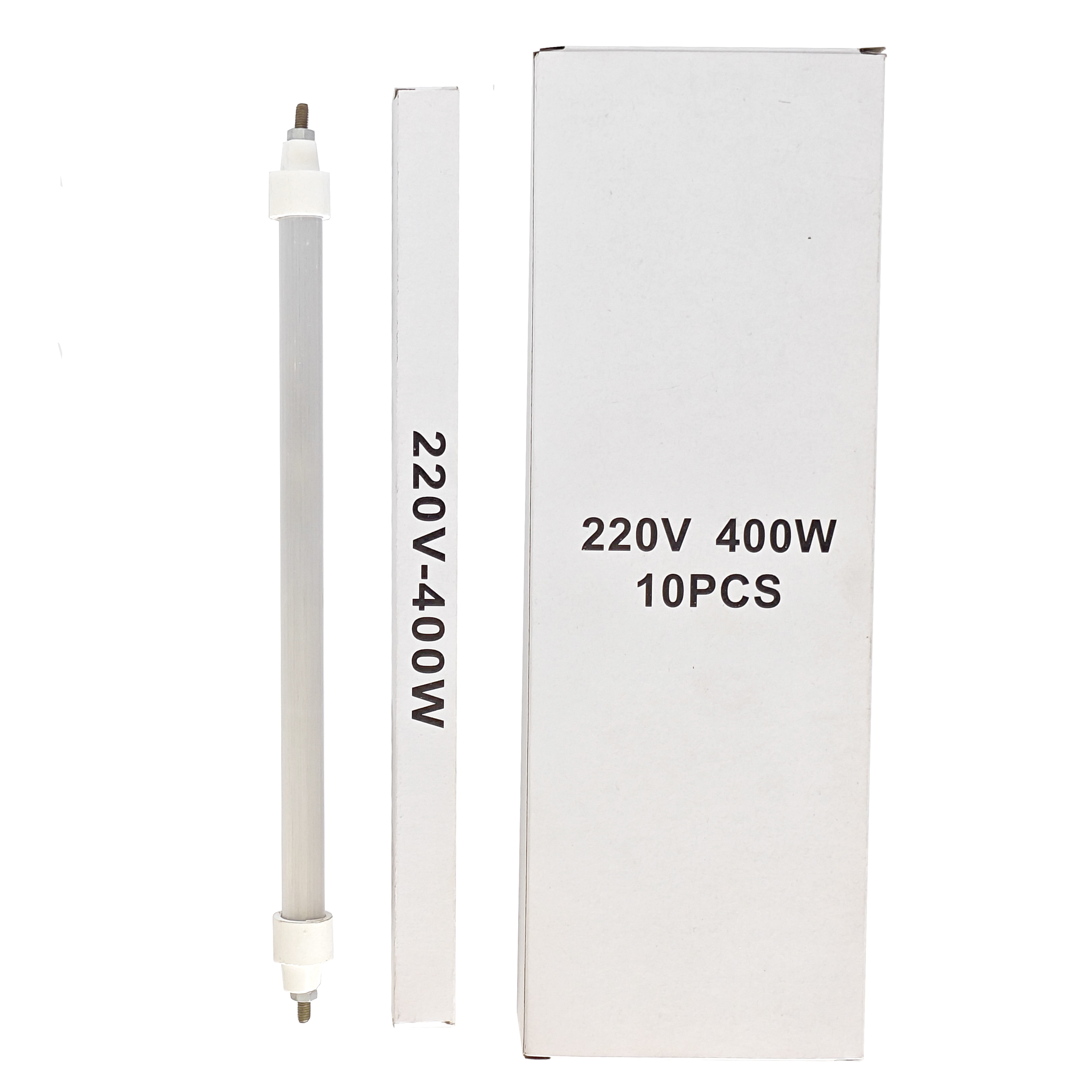 Cabinet Lamp Infrared Electric Heating Disinfection 100-400w Ceramic Quartz Tube 220v Heating Tube for Outdoor Household Use