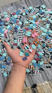 กระดานหมากรุกตัดเป็นคู่อัญมณีสีต่างๆแบบหลวมสำหรับทำเครื่องประดับต่างหูสร้อยคอจี้หัตถกรรม DIY - Product Image 2