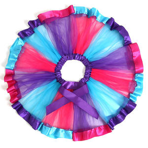 En gros Multicolore Arc-En-Ciel Ruban Arc <span class=keywords><strong>Tutu</strong></span> Jupe Enfants Fille De Ballet Danse <span class=keywords><strong>Tulle</strong></span> Robe - Product Image 5