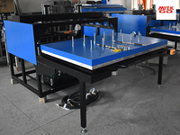 Nouvelle presse à chaud hydraulique à double plateau MYEKOO MK-1116 1,1m/1,6m, ouverture automatique, 44x64 pouces, pour sublimation textile grand format