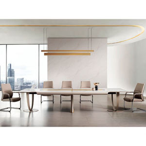 Mesa de sala de reuniones con panel de madera de alta calidad de Sinonis, venta popular de muebles de oficina para uso escolar, mesas de Conferencia - Product Image 1