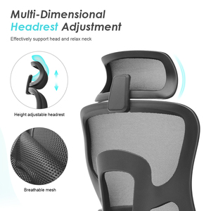 <span class=keywords><strong>เก้าอี้</strong></span>สำนักงานมีที่พักแขนปรับได้ปรับแต่งได้เก้าอี้สำนักงานที่เหมาะกับสรีระของพนักงาน - Product Image 4