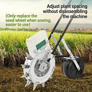 Semoir manuel réglable à pousser pour la plantation de radis, chou, sorgho, petits grains – Espacement des semis : 20, 10, <span class=keywords><strong>30</strong></span> <span class=keywords><strong>cm</strong></span> - Product Image 3