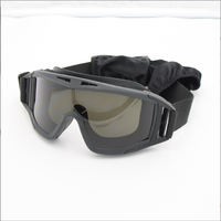 Lunettes tactiques rétro unisexes pour l'extérieur, anti-choc, pour le désert, le sport, le cyclisme, avec protection oculaire