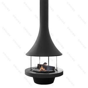 Crucero, tamaño personalizado, esquina de <span class=keywords><strong>bioetanol</strong></span>, quemador de Gas True Fire Burns, interior, <span class=keywords><strong>chimenea</strong></span> colgante suspendida de 1200mm con mesa de 1300/1500mm - Product Image 2
