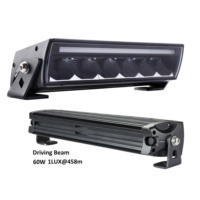 BRTLED Nouvelle barre lumineuse LED tout-terrain 60W bicolore 13 pouces IP68 étanche 5700LM pour ATV 4x4, montage sans vis