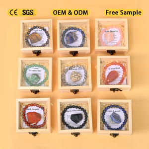 Bán Buôn Tinh Thể Tự Nhiên Nguyên Đá Hổ Mắt Vòng Đeo Tay Pha Lê Kit Hộp - Product Image 3