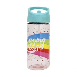 Botella de Agua de Plástico Personalizada para Niños, Libre de BPA, con Pajita - Product Image 3