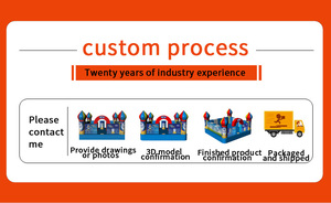 2024 vente chaude unisexe intérieur château plein d'entrain parc aquatique gonflable toboggan videurs sautant châteaux avec souffleur d'air pour les ventes - Product Image 6