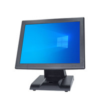 Terminal de point de vente tactile Intel I3 de 15 pouces, 4 Go, 64 Go, Bluetooth, Wi-Fi, NFC, USB, Windows, lecteur de cartes MSR, logiciel de caisse pour la vente au détail