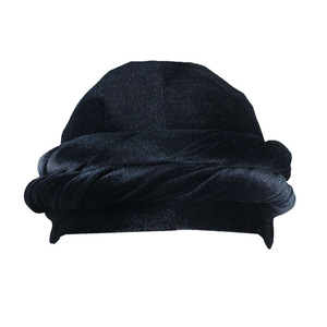 Vente en gros de turbans en velours doublés de satin soyeux <span class=keywords><strong>Ez</strong></span> <span class=keywords><strong>Pz</strong></span> pour hommes, bandeaux pour tresses longues - Product Image 2