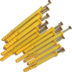 Tubes d'expansion en plastique M6 M8 M10 pour fixation murale, emballés en baril - Product Image 3