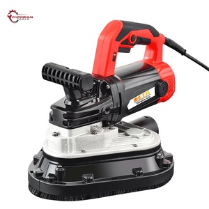 Ponceuse murale industrielle portative pour le meulage et le rainurage du béton, ponceuse de sol combinée à triple tête - Outils ChongHua - Product Image 1