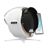 Dermatoscope 3D 8 spectres Analyse de la peau Miroir intelligent Lampe à bois Scanner facial Analyseur de peau UV Machine Miroir Analyseur de peau