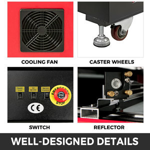 PEIXU-9060 <span class=keywords><strong>co2</strong></span>激光100w 900 * 600毫米激光雕刻切割机激光雕刻机 - Product Image 4