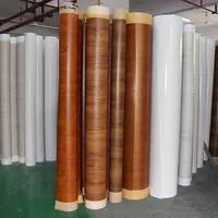 High Gloss Wood Gain Self Adhesive PVC Film Roll