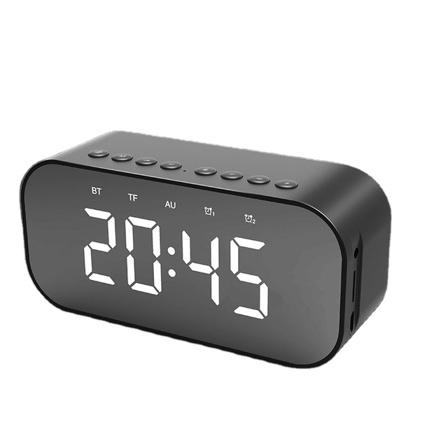 AFK New Portable Speaker Super Quality Wireless Speaker Bass Sound Wireless Bluetooth Clock Speaker
