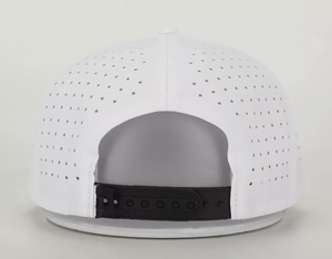 Chapeau de camionneur confortable Patch personnalisé Logo Laser perforé respirant Protection solaire corde de Golf réglable élégant pour la plage - Product Image 4