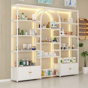Роскошные витринные шкафы для салонов красоты полки для супермаркетов косметические стеллажи для маникюрного магазина стеллажи для беременных и детей - Product Image 4