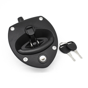 Hộp công cụ gấp màu đen t xử lý Khóa Xe tải Trailer mái chèo xử lý chốt với miếng đệm - Product Image 1