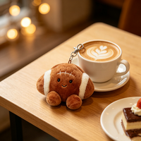 Lot de porte-clés en peluche, pendentifs animaux mignons pour sacs, breloques, cordons et cadeaux, poupées de dessin animé douces en gros