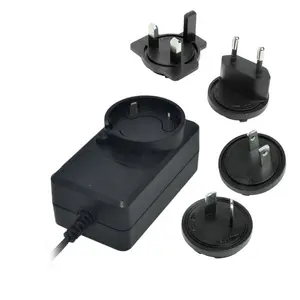 Adaptador de tomada universal inteligente, adaptador de parede para viagem para samsung us au uk eu dc12v 12v5a 3.7v 10.8v 12v 1amp