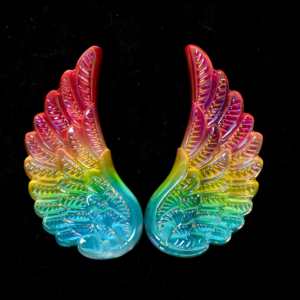 Vente en gros CrystalHola – Ailes en Sélénite Polie de Haute Qualité avec Impression Numérique, Tendance Mode, Décoration d'Intérieur, Cadeaux de Noël - Product Image 5