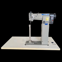 Máquina de Coser Industrial de Cuero YS-8365 con Columna Extra Alta, Máquina de Coser de Una Sola Aguja con Puntada de Bloqueo