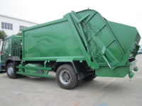 Camion compacteur de déchets d'occasion de haute qualité, 4x2, manuel, diesel, volume 4000L, à vendre