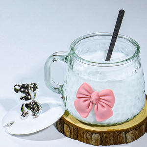 Tasse à Café en Verre Transparent, Vente en Gros Usine, Design Élégant pour Bureau et Maison, Lait et Latte - Product Image 6